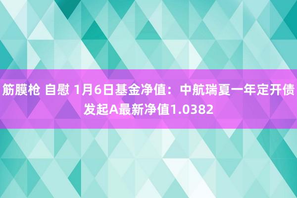 筋膜枪 自慰 1月6日基金净值：中航瑞夏一年定开债发起A最新净值1.0382