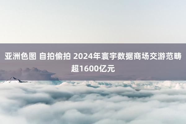 亚洲色图 自拍偷拍 2024年寰宇数据商场交游范畴超1600亿元